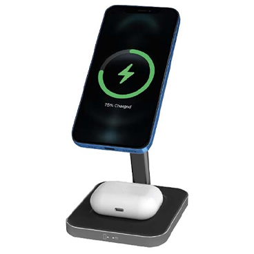 شارژر بی‌سیم فورس مدل FPMSINDSTAND15WW MagSafe